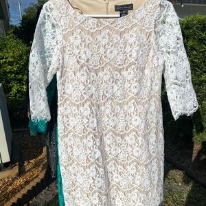 Womens Jessica Howard’s Cream 8P floral pattern dress